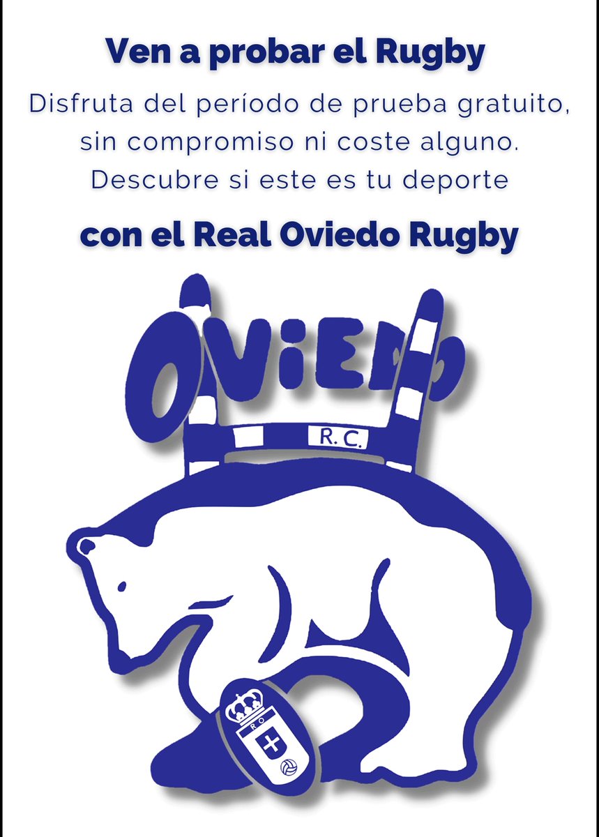 Si te apetece formar parte de cualquiera de las categorías del Real Oviedo Rugby rellena el cuestionario, nos pondremos en contacto contigo. Seas jugador/jugadora o no hayas practicado nunca este deporte, todos tienen un sitio en el club y en este deporte
oviedorugby.com/juega-con-noso…