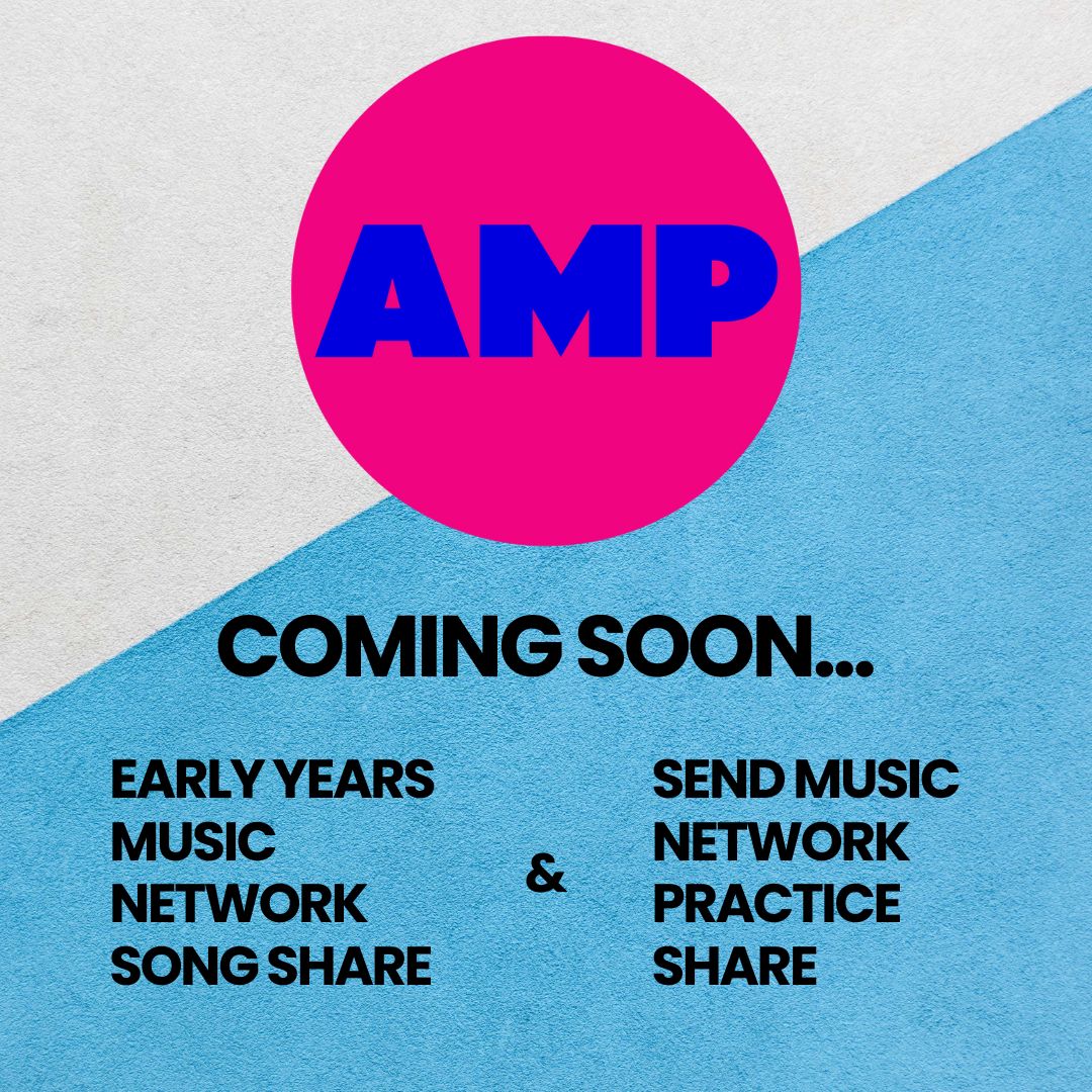 AMP (@_ampmusic_) on Twitter photo Coming soon! AMP will be bringing Early Years Music Song Shares & SEND Music Practice Shares across North Yorks. Stay tuned for more news
If you are a school/nursery/community setting & would be interested in hosting one of these events please get in touch - abby@amp-music.co.uk Coming soon! AMP will be bringing Early Years Music Song Shares & SEND Music Practice Shares across North Yorks. Stay tuned for more news
If you are a school/nursery/community setting & would be interested in hosting one of these events please get in touch - abby@amp-music.co.uk
