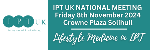 Book your place at the IPT UK National Meeting on Lifestyle Medicine on 8th November at the Crowne Plaza, Solihull buytickets.at/iptuk/1228802 Visit our website for more details at iptuk.net/national-meeti…… #ipt #iptuk #bslm #lifestylemedicine