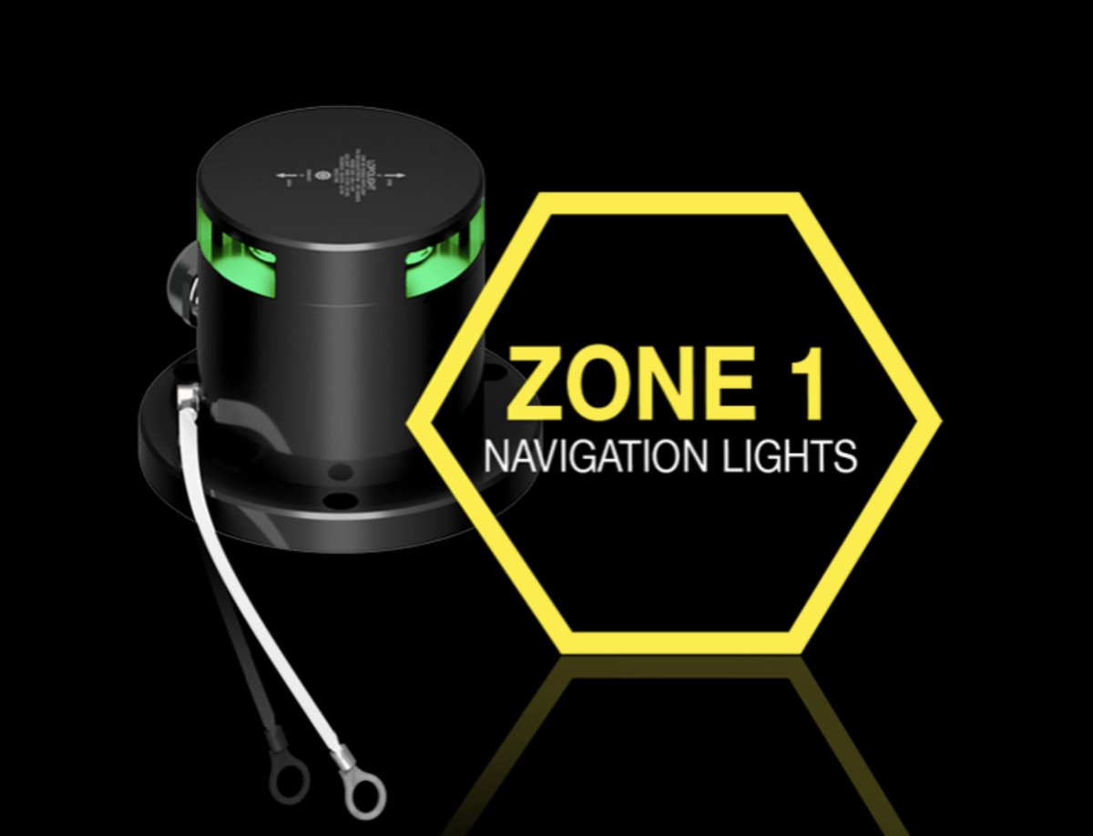 LNGindustry's tweet photo. .@lopolight’s Ex Zone 1 LED Navigation Lights are here! Certified for ATEX &amp; IEC Ex, they ensure safe navigation for vessels using hazardous new fuels.

For more information visit: https://t.co/12uwJYTJSr

#MaritimeInnovation #ExZone1 #Lopolight https://t.co/PH8uqLWpzt