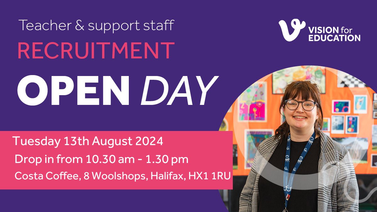 #Calderdale #Halifax 
Thinking of work in schools? 
A new job? ECT? Supply teaching?
SEND support in education or community? Something different? We would love to meet you! Come see us &amp; get started. Local opportunities with immediate starts 💫 #jobs #schools #work #teaching