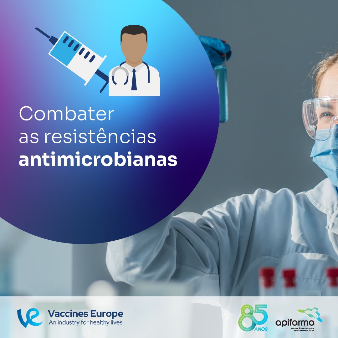 APIFARMA_'s tweet image. O desenvolvimento de antibióticos e vacinas é fundamental na luta contra as resistências antimicrobianas.

🔗 Saiba mais em bit.ly/VaccinesEurope… 

#PipelineReview #APIFARMA #clinicalresearch #vaccines #healthinnovation #investigation #innovation #health #diseases