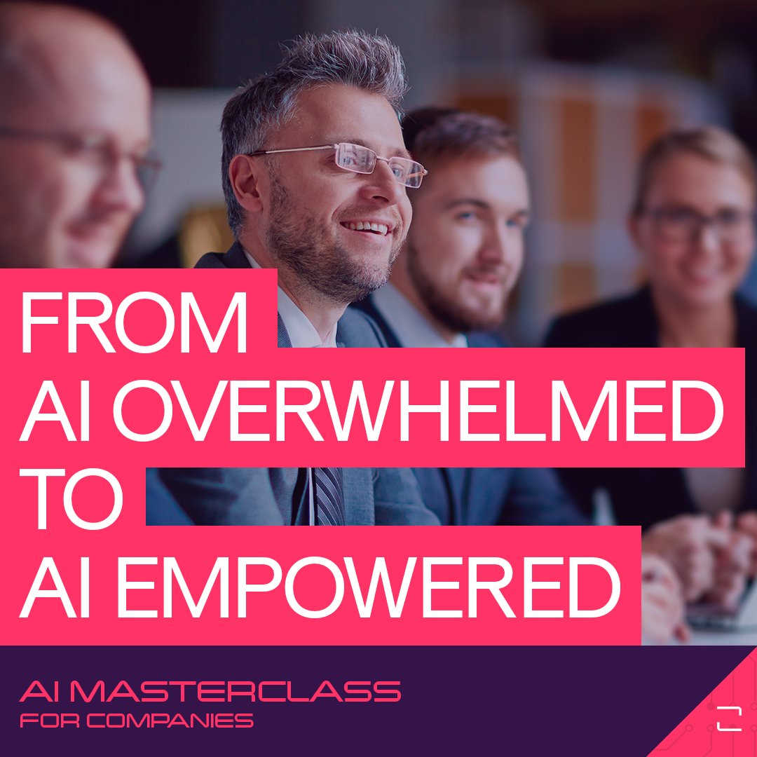 🚨 Welcome to the new AI Masterclass for Companies by Two Impulse! 🚨
👉 twoimpulse.com/en/ai-mastercl…

Curious about what's really happening in AI?
Do you know what types or methods there are?
What exactly can you do with Generative AI &amp; LLMs?
And what does it all mean for your