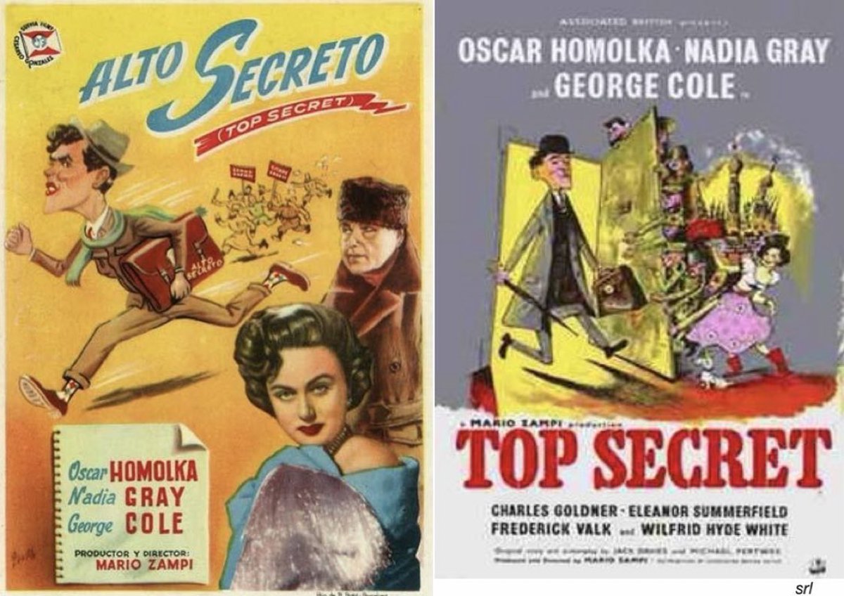 SaveRedlandLibr's tweet photo. 11:50am TODAY on @TalkingPicsTV
The 1953 #Comedy film🎥 “Top Secret” (aka “Mr. Potts Goes to Moscow”) directed by #MarioZampi and written by #JackDavies & #MichaelPertwee
🌟#GeorgeCole #OskarHomolka #NadiaGray #FrederickValk #WilfridHydeWhite #GeoffreySumner https://t.co/aU31WB6mQo