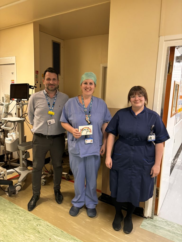 ⭐️Thank you to our Theatre 5 team, nominated for a surgery proud, to acknowledge their engagement and resilience with implementing new IT systems and Sarah Neves for her excellent leadership ⭐️