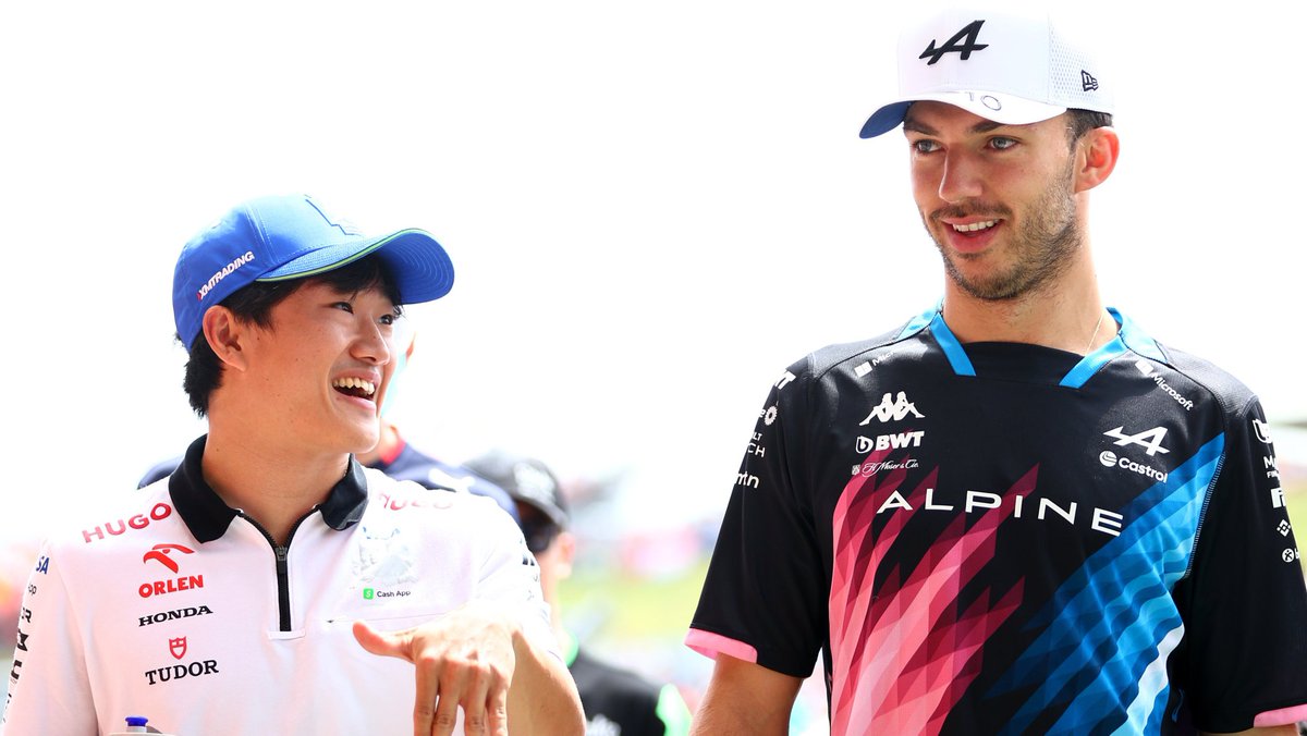 Varuzoomin's tweet photo. Gasly and his advice for Tsunoda:

"𝘑𝘶𝘴𝘵 𝘬𝘦𝘦𝘱 𝘥𝘰𝘪𝘯𝘨 𝘸𝘩𝘢𝘵 𝘺𝘰𝘶'𝘳𝘦 𝘥𝘰𝘪𝘯𝘨, 𝘢𝘴 𝘭𝘰𝘯𝘨 𝘢𝘴 𝘺𝘰𝘶'𝘳𝘦 𝘤𝘰𝘮𝘱𝘦𝘵𝘪𝘵𝘪𝘷𝘦 𝘺𝘰𝘶'𝘭𝘭 𝘦𝘷𝘦𝘯𝘵𝘶𝘢𝘭𝘭𝘺 𝘣𝘦 𝘨𝘪𝘷𝘦𝘯 𝘵𝘩𝘦 𝘳𝘪𝘨𝘩𝘵 𝘱𝘰𝘴𝘪𝘵𝘪𝘰𝘯'." https://t.co/Zk3O9VyGLI