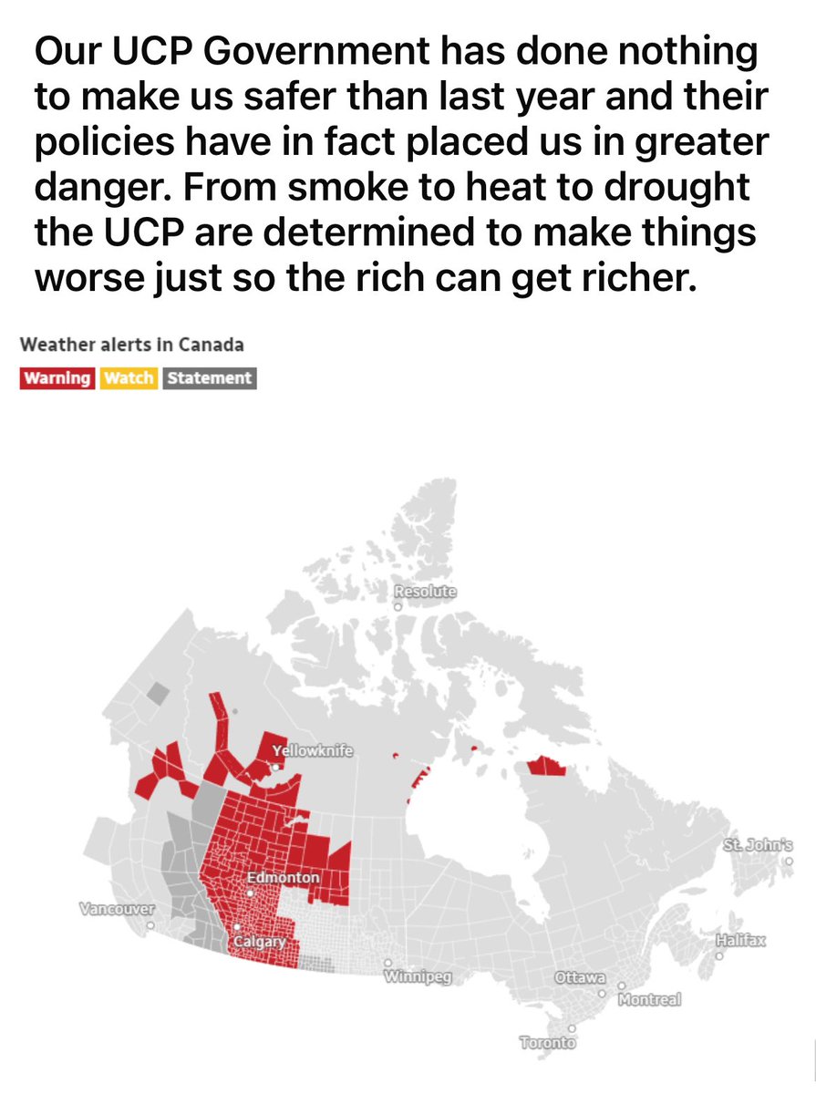 youseepeeYYC's tweet image. Conservatives will argue that Jasper is a National Park and under federal jurisdiction, and try to blame the fires on the Federal Government. 

Conservatives will want you to ignore the policies of the #UCP which have put us all at risk.