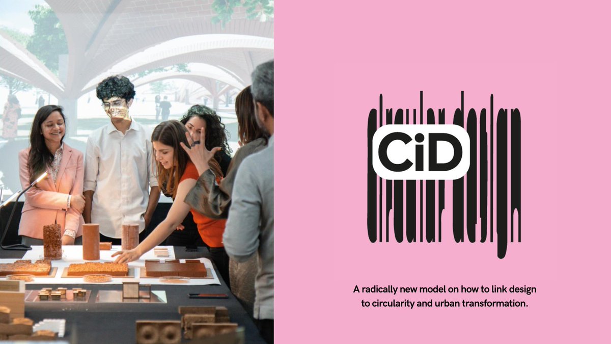 Proud to join the Circular Design Innovation Alliance (CiD) via the Ersilia Foundation <a href="/FundacioErsilia/">Ersilia</a>. This Erasmus+ project bridges skills gaps in architecture, urban design, and product/service design, linking design with circularity to transform urban spaces. #CircularDesign