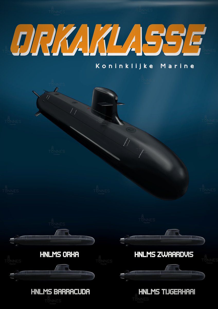 Future « Orka » class submarine 🇳🇱

(Artist vision)