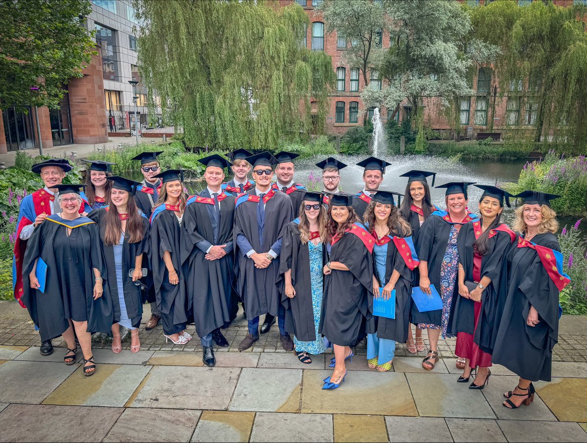 The most wonderful time of the year! Feeling very #ManMetProud of our Digital Marketer Degree Apprentices who graduated last week. Huge congratulations to you all and wishing you all the best in the future 😀🎉🍾✨  #TeamMIBT #ManMetGrad