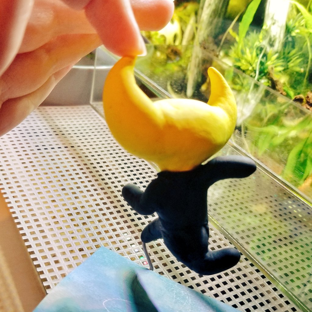 this lil freak is somewhat done. i have more plans for him though! #hylics