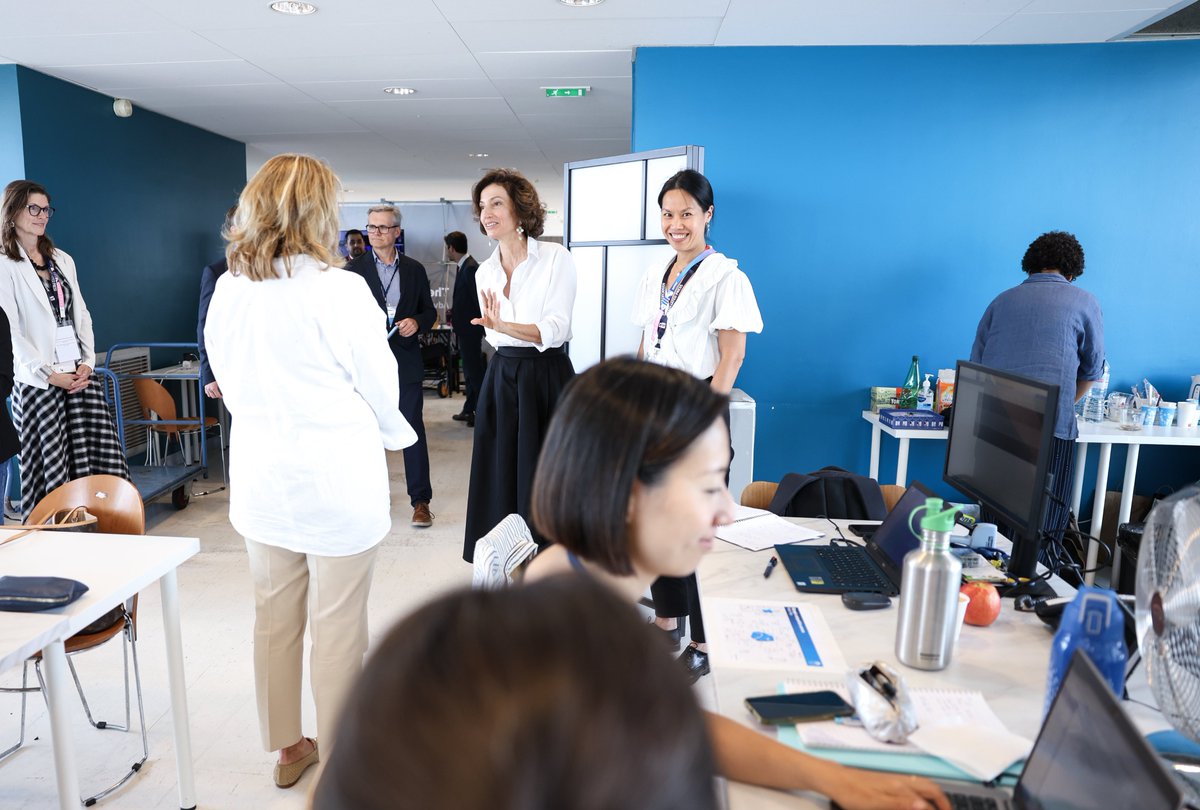 Audrey Azoulay (@aazoulay) on Twitter photo During the #Paris2024 Olympic Games, <a href="/UNESCO/">UNESCO 🏛️ #Education #Sciences #Culture 🇺🇳</a> headquarters will offer one of the most iconic views of Paris to hundreds of foreign journalists, through a partnership with <a href="/AP/">The Associated Press</a>. Congratulations to the staff who implemented this project! ap.org/news-highlight… During the #Paris2024 Olympic Games, <a href="/UNESCO/">UNESCO 🏛️ #Education #Sciences #Culture 🇺🇳</a> headquarters will offer one of the most iconic views of Paris to hundreds of foreign journalists, through a partnership with <a href="/AP/">The Associated Press</a>. Congratulations to the staff who implemented this project! ap.org/news-highlight…