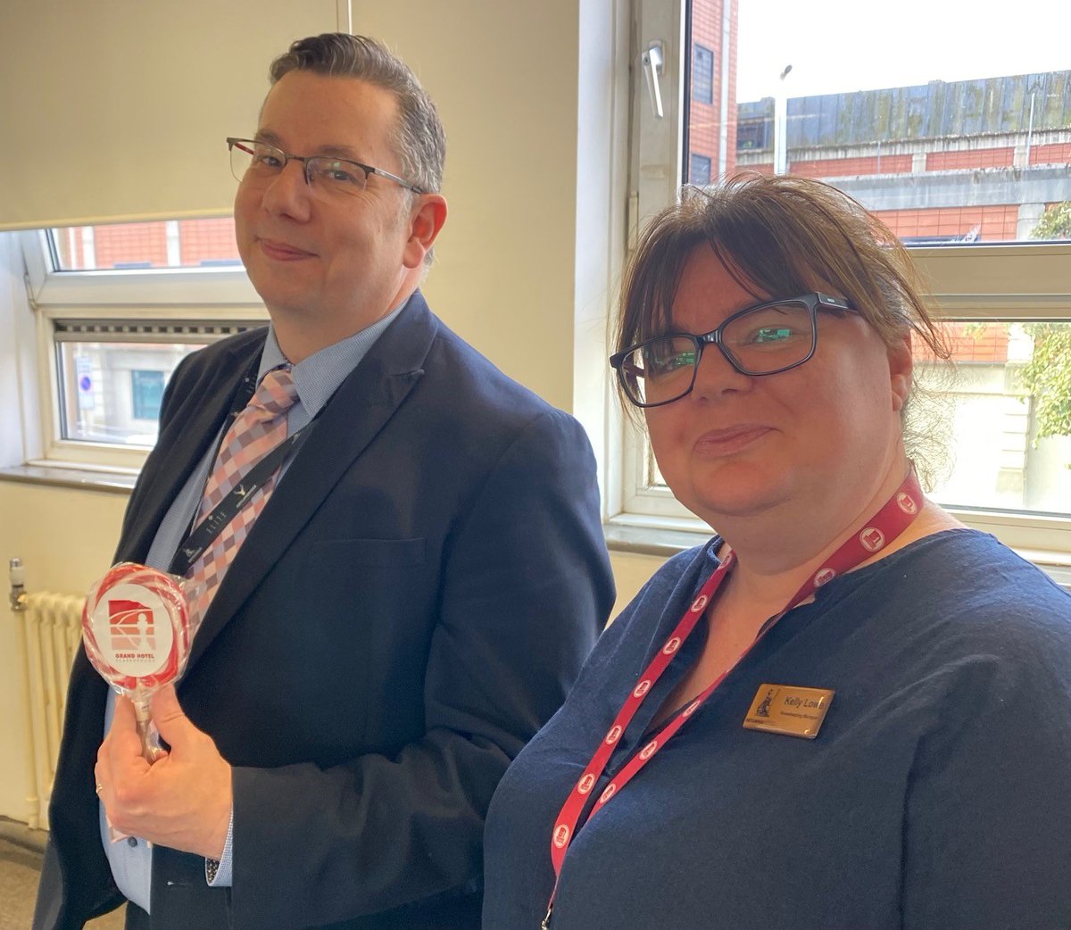 JoCorneyDWP's tweet image. Yet another 'Grand' day of partnership working at #ScarboroughJCP with 6 more customers offered jobs with Britannia Grand Hotel #NEYH #DWProud