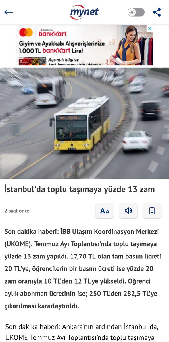 Hayırlı olsun istanbul... Ulan toplu taşıma bu vicdansızların bişon parasına yetişemiyoruz... Turnike üzerinden hoplayan protestocular neredesiniz...
