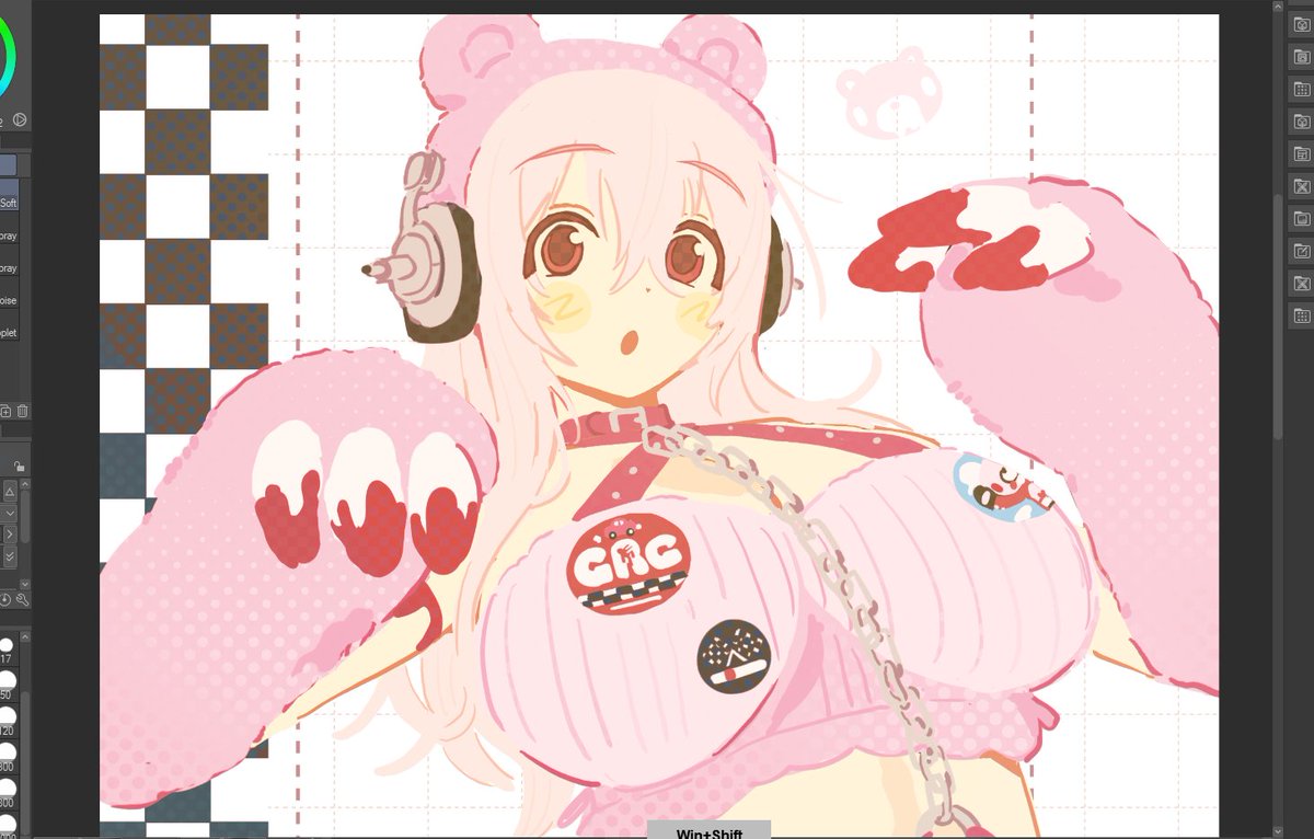 super sonico gloomy bear
