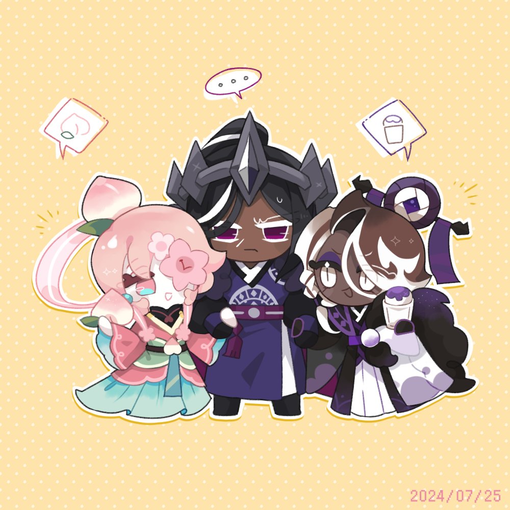 nnwk42's tweet photo. #cookierun #クッキーラン #쿠키런 #CookieRunKingdom 感覺陛下跟這類型的美人很有緣...好香🥰 https://t.co/7qf1SxSLvm