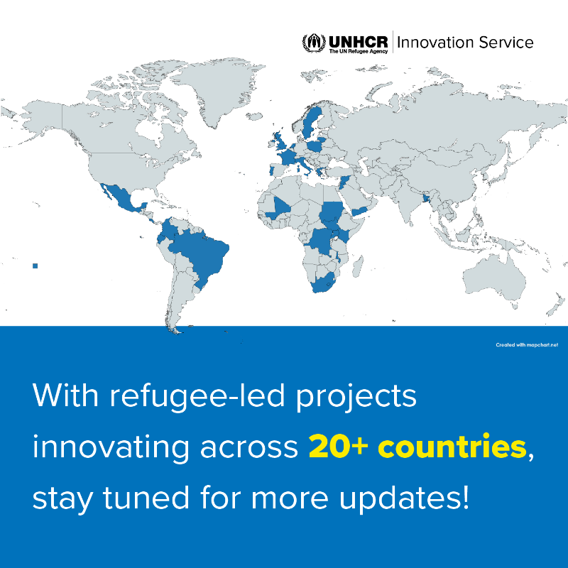 UNHCRInnovation's tweet photo. Collaboration is 🗝️ to innovation. That's why our #RefugeeLed Innovation Fund prioritizes peer-to-peer connections, experience sharing &amp; support 🤝 

At our first networking event for #RLOs supported through the Fund in 2024, attendees shared remarkable achievements: