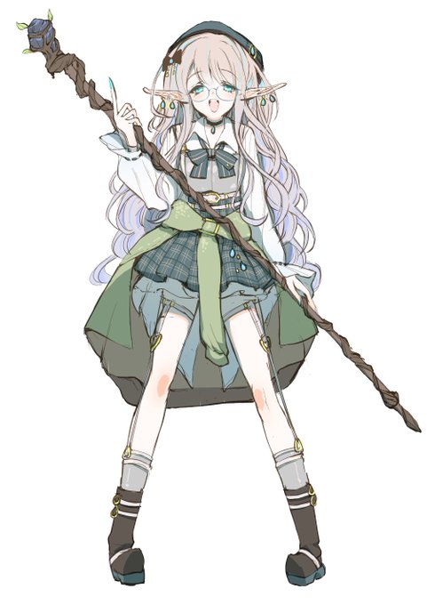 これはソードワールド2.5ソーサラー&セージ(とレンジャー)のピトゥラっす～～!!!お絵描きが大好き。40年くらい誰かの自伝の挿絵描きとお話仕立てをやってた。とにかく経歴表に登場人物が多い。横にいるのはファミリアのフッくんとインテリアニマルサックのガッくん。 