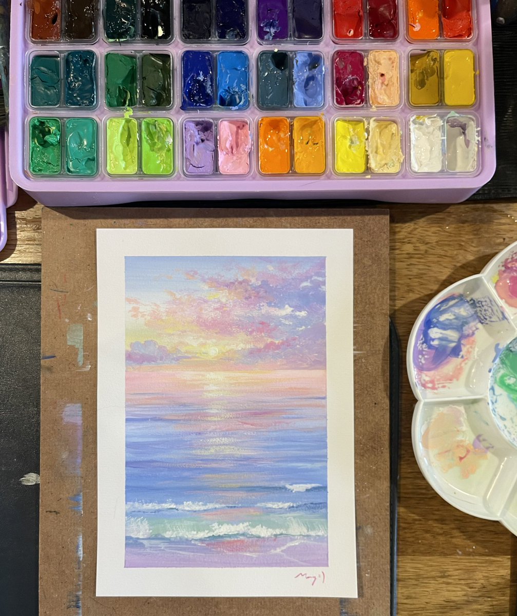 สอนสีกวอชตอนเย็นค่าาาา สีใหม่มันฟินมากโทนสีมันได้🩵✨