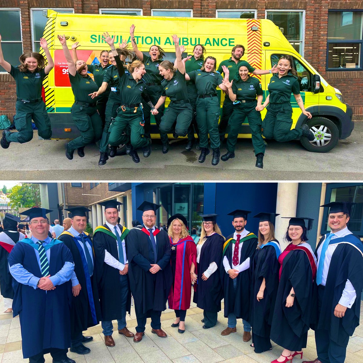 Congratulations to @BNUParamedic class of 2024 -  the first #paramedic cohort to graduate from @_BNUni! A huge well done to you all! 🥳

Thank you also to the phenomenal team of people who tutor, coach, mentor, support and encourage all of our students - you are all awesome 🤩