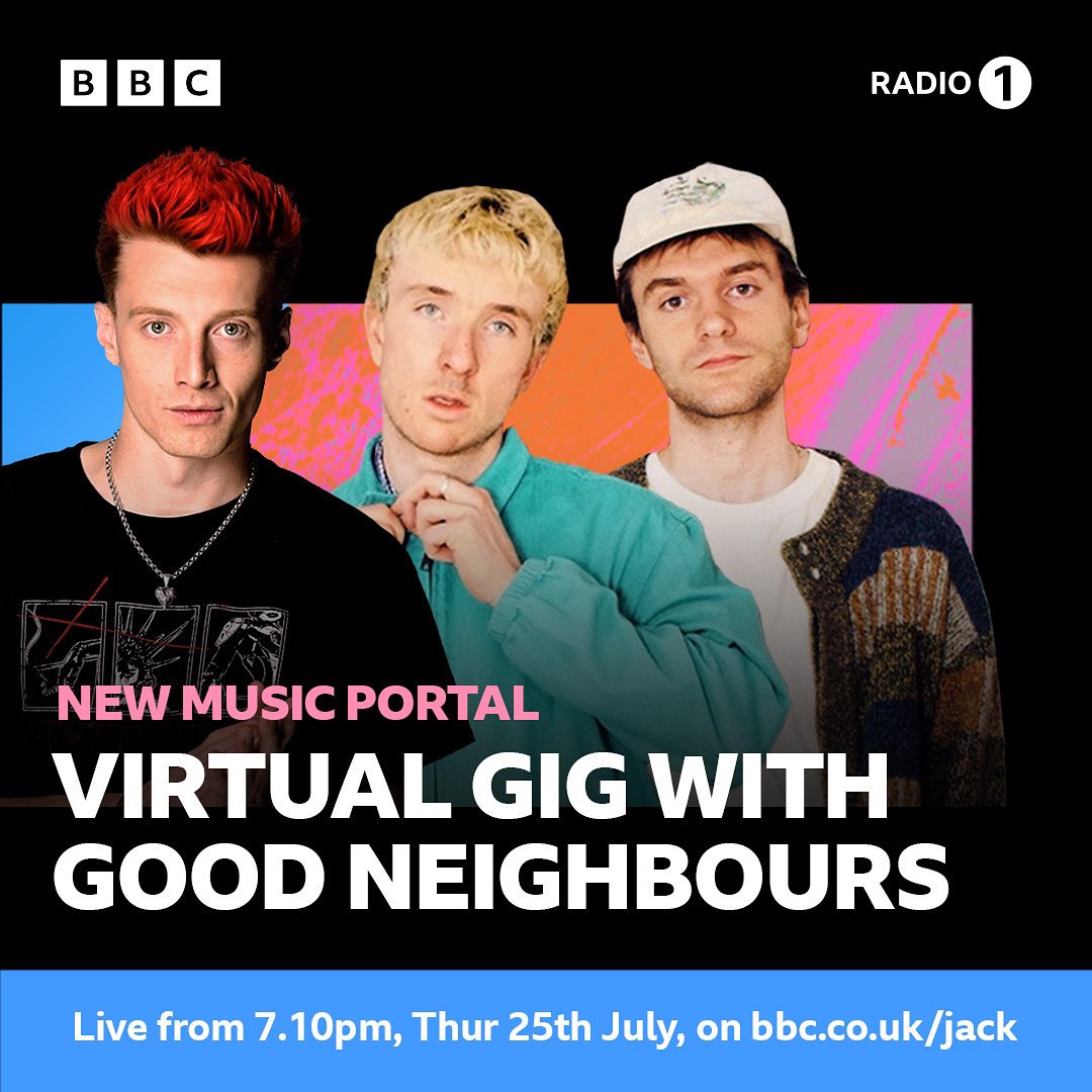 Condense (@condense_live) on Twitter photo ✨ TONIGHT ✨ Jump into the New Music Portal from 7.10pm for our next live virtual gig with <a href="/BBCR1/">BBC Radio 1</a> <a href="/goodneighbourss/">GOOD NEIGHBOURS</a>.
Join online from your mobile or laptop 👉 bbc.co.uk/jack ✨ TONIGHT ✨ Jump into the New Music Portal from 7.10pm for our next live virtual gig with <a href="/BBCR1/">BBC Radio 1</a> <a href="/goodneighbourss/">GOOD NEIGHBOURS</a>.
Join online from your mobile or laptop 👉 bbc.co.uk/jack
