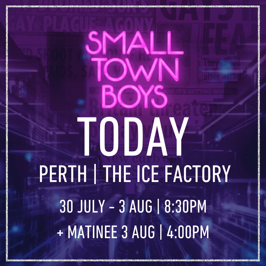 Shaper/Caper (@shapercaper) on Twitter photo Second stop of the tour...it's PERTH!
🏳️🌈🏳️🌈🏳️🌈
Join the Small Town Boys team at The Ice Factory
In association with <a href="/perthTCH/">Perth Theatre and Concert Hall</a>
Kindly funded by <a href="/CreativeScots/">Creative Scotland</a>
Get your tickets here:
perththeatreandconcerthall.com/whats-on/small… Second stop of the tour...it's PERTH!
🏳️🌈🏳️🌈🏳️🌈
Join the Small Town Boys team at The Ice Factory
In association with <a href="/perthTCH/">Perth Theatre and Concert Hall</a>
Kindly funded by <a href="/CreativeScots/">Creative Scotland</a>
Get your tickets here:
perththeatreandconcerthall.com/whats-on/small…