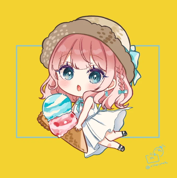 ちび看板娘#オリジナル 