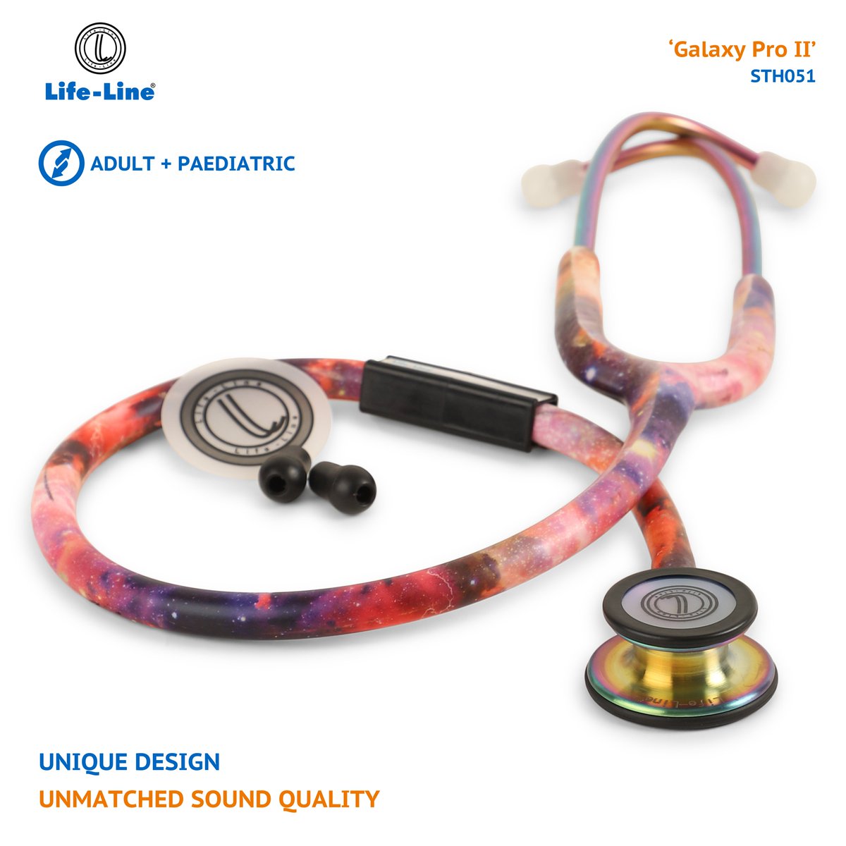 llmd_india's tweet photo. Unique. Bold. Expressive. 

The brilliant 'Galaxy Pro II' Stethoscope. Order this piece unique on Flipkart now! 

https://t.co/gDerCnFxFL https://t.co/wCj8kftgEF
