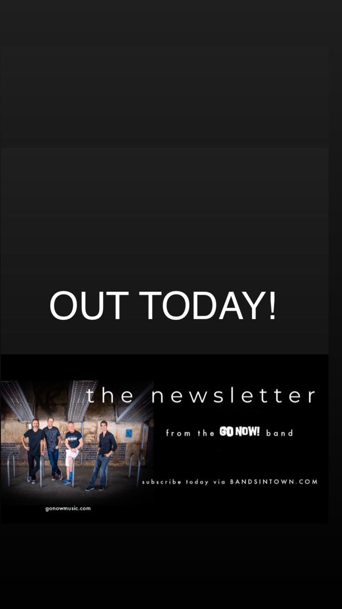 The July newsletter from Gordy and the
 GO NOW.! is OUT NOW.
Sign up today.
Just hit the ‘follow’ button to subscribe and you’ll receive all of the band’s updates AND newsletter. This link will take you there - 
bandsintown.com/a/15128103-go-…!
#newsletter #july
#themusicofthemoodyblues