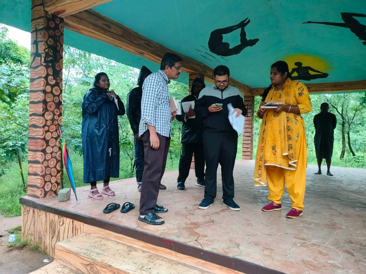 Today Inspected the Gajularamram forest block and suraram forest block pertains to Gajularamram circle.