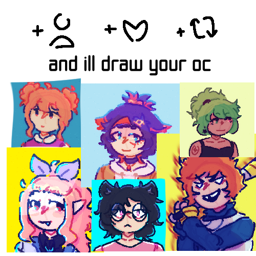 grassinspector's tweet photo. its #artraffle time again

follow, like, rt for a chibi fullbody
drop your ref in the comments!
1 winner
🎉 EVERY ENTRY before 50 rts gets a free doodle even if you dont win

ends august 10 bc im still working on last raffle prizes / art fight stuff
#freeart https://t.co/eI28KsJdbZ