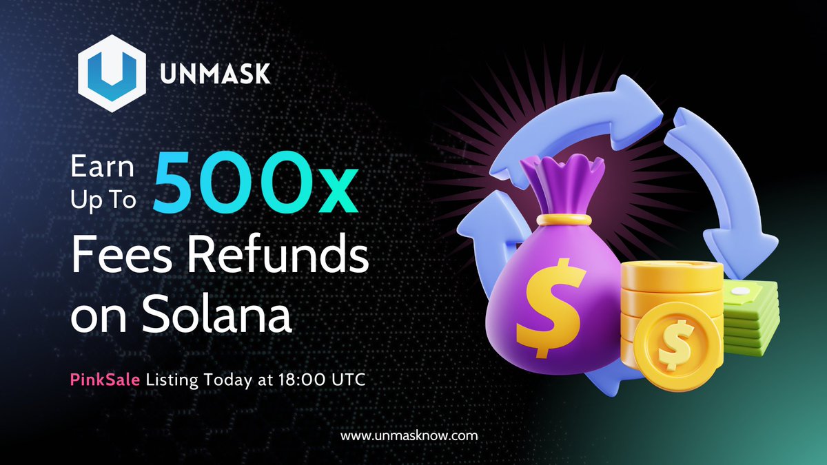 🔥 Let's get ready #UnmaskArmy 🔥

🗣️ AMA happening TODAY

⏰ Pinksale listing goes LIVE at 18:00 UTC

💥 Major marketing blitz incoming

🚀 Witness the RISE of Unmask

Don't miss out. Be there to witness history in the making🔥