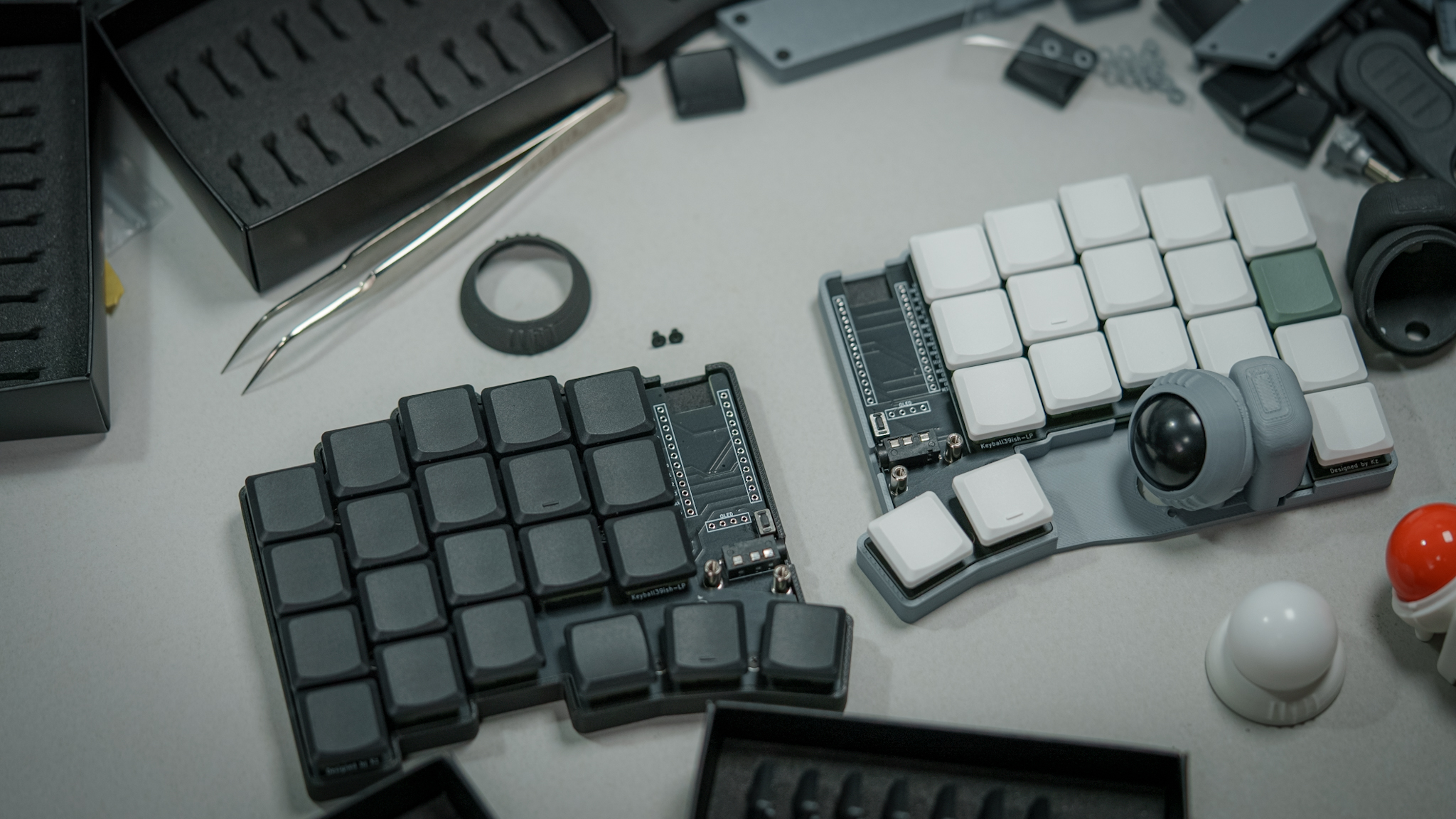 Bluetooth無線Keyball39 書斎モデル　ロープロ仕様 Keyball39 | Shirogane Lab