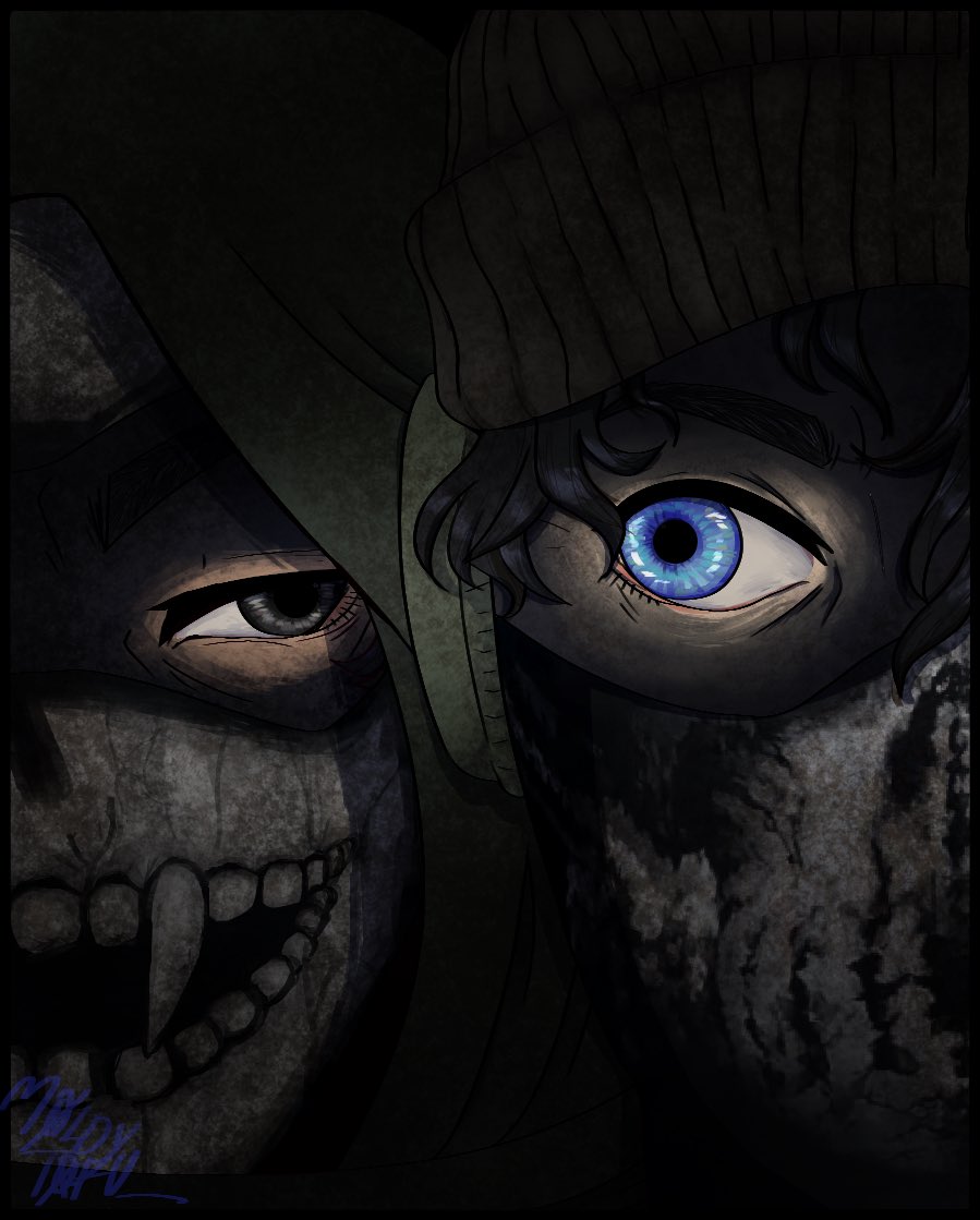 m0ldytofu_'s tweet photo. YOUR FACE 👁️ ||

black eyes vs blue eyes

i love them so bad. this took like 5-6 hrs i think eekaaya
i did not paint keegan’s mask, i took it from the PNG on his fandomwiki

#art #digitalart #oc #originalcharacter #cod #codoc #keegan #keeganruss #narith #narithyung #ocxcanon https://t.co/j8iRkGVcTp