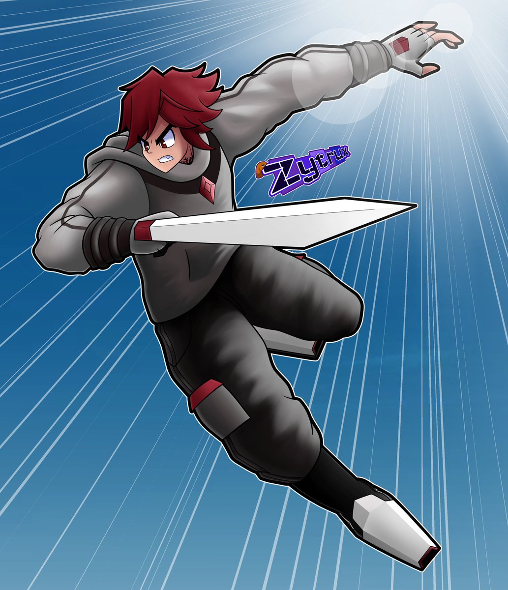 Zytrux_1's tweet photo. "Where there is darkness, there is light."

Nobu Hikari (OC). The team is coming together!

#ProjectPowerShock #OC #Art https://t.co/KE1Yq722H7