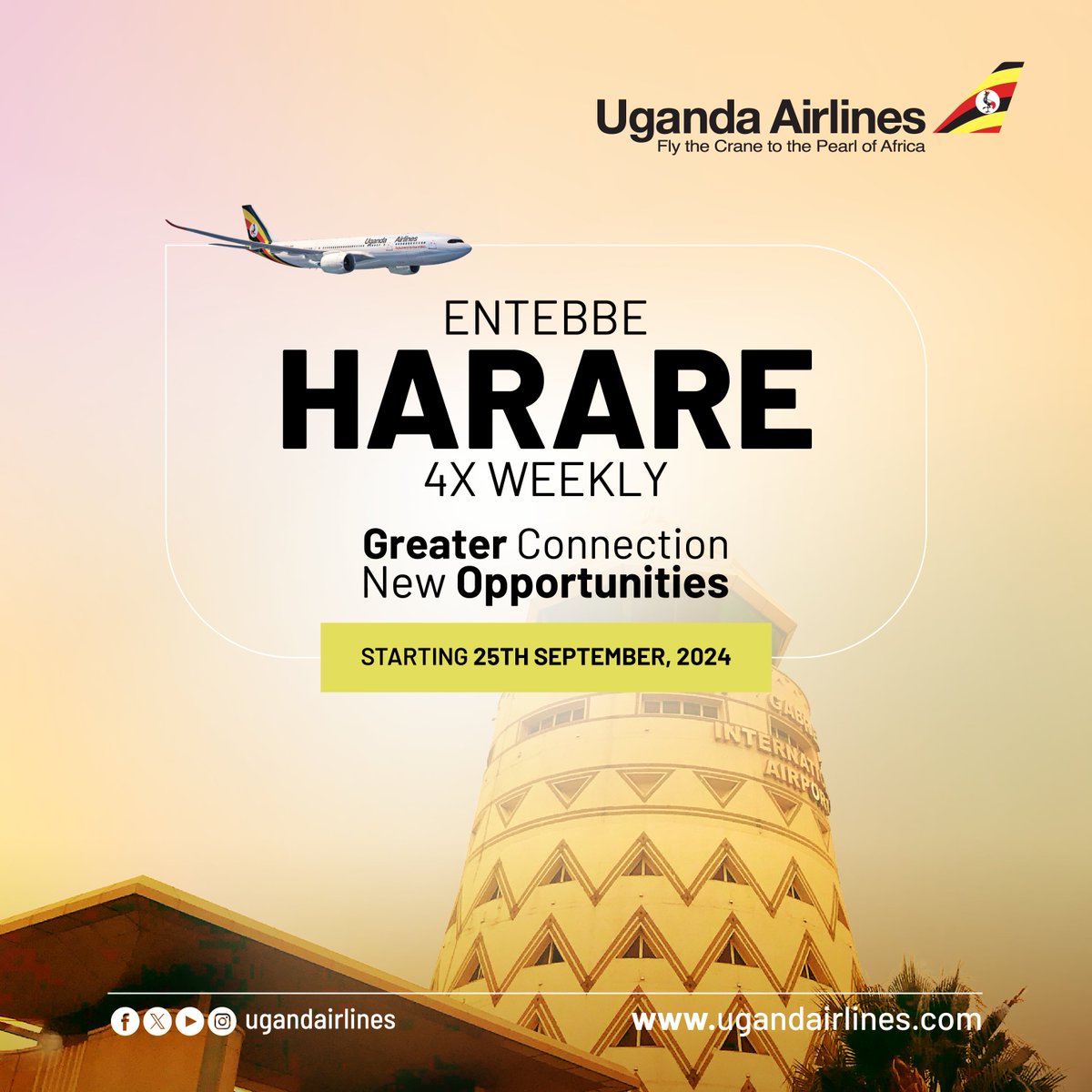 Discover Greater Connections and New Opportunities in #Harare. Flying 4X Weekly starting this September.   Book your Flight through our Website or Mobile App.
ugandairlines.com/destinations/d…

 #flyugandaairlines #abujalusakaharare