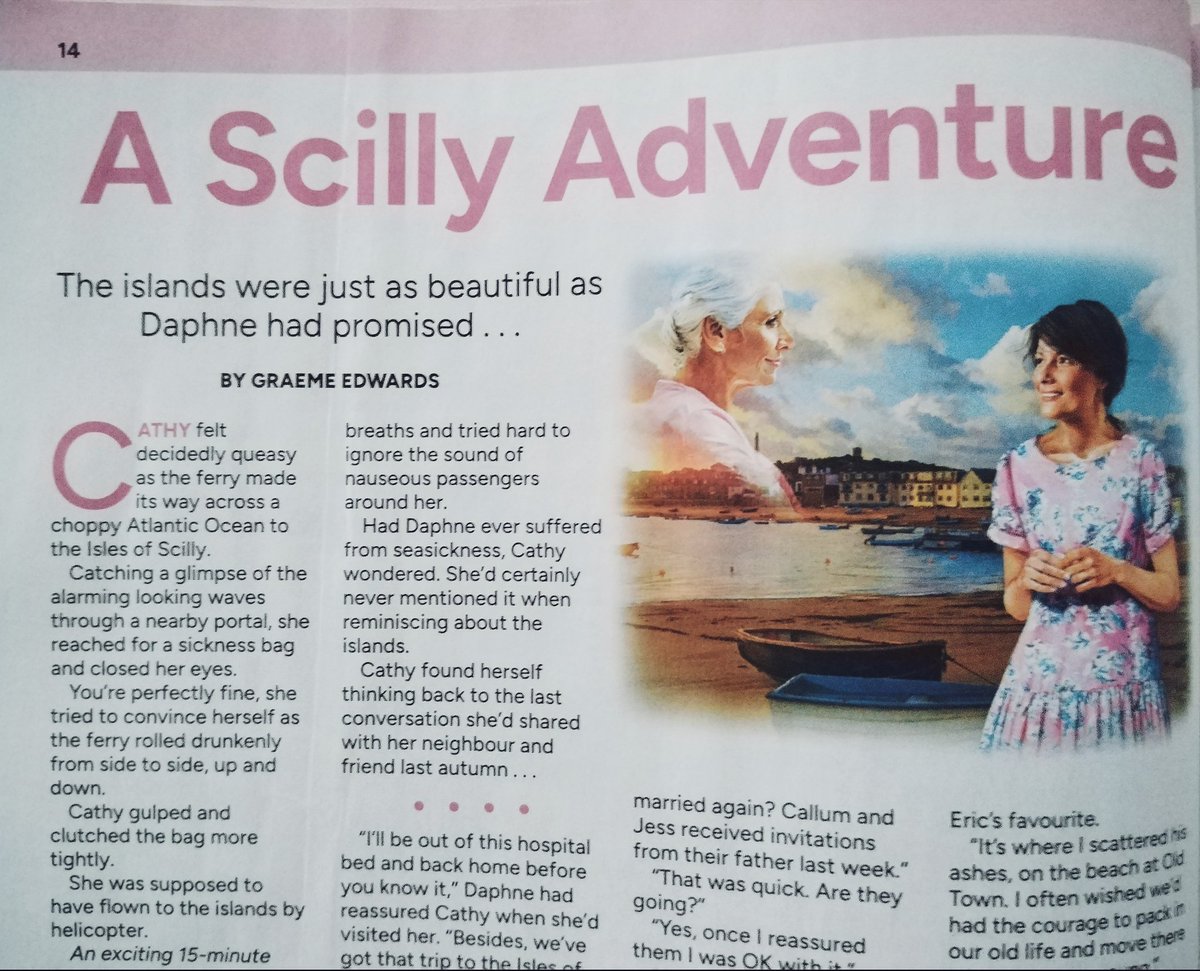 GraemeEdwards1's tweet photo. A big thank you to @TheFriendMag for publishing my short summer story 'A Scilly Adventure,' wonderfully illustrated by Andre Leonard https://t.co/Q2VuUcKnnt