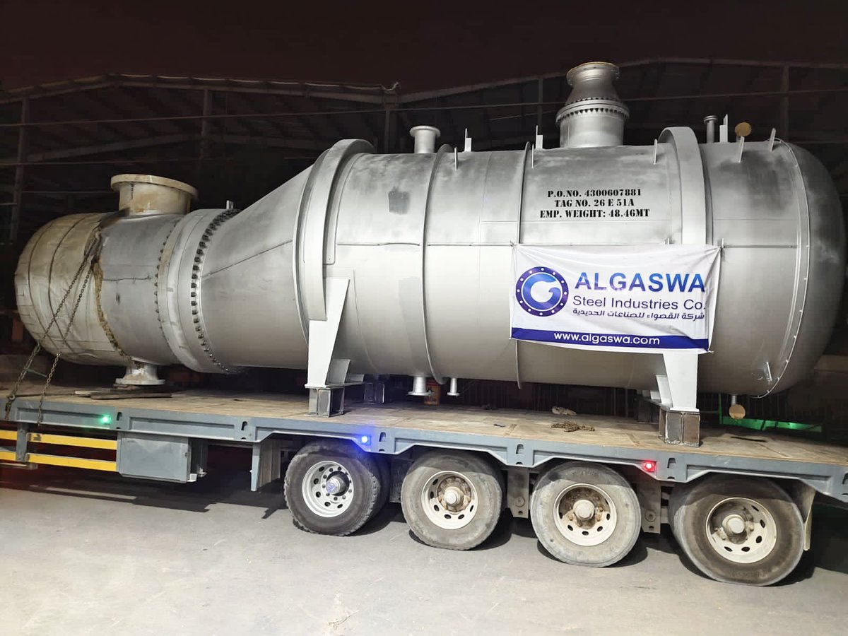 anastp143's tweet photo. Proud to announce the successful delivery to PETROKEMYA SABIC! This 2 equipment will enhance their operational efficiency and support their projects. A big thank you to our dedicated team for making this possible! #HeatExchanger #SABIC #vessel #tanks https://t.co/kW06r6DTMw https://t.co/cu1gawNZjN