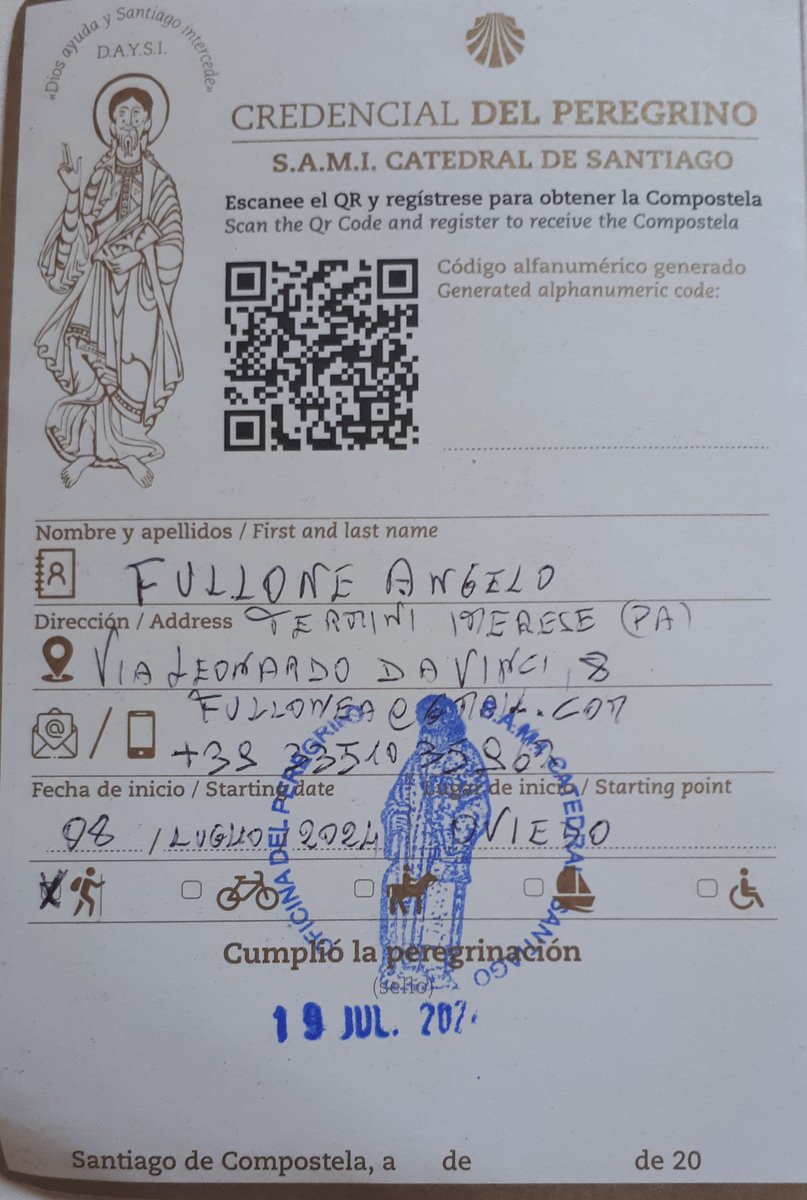 angelofullone1's tweet photo. Camino Primitivo da Oviedo - fatto🤗 https://t.co/sy3BK33SqV
