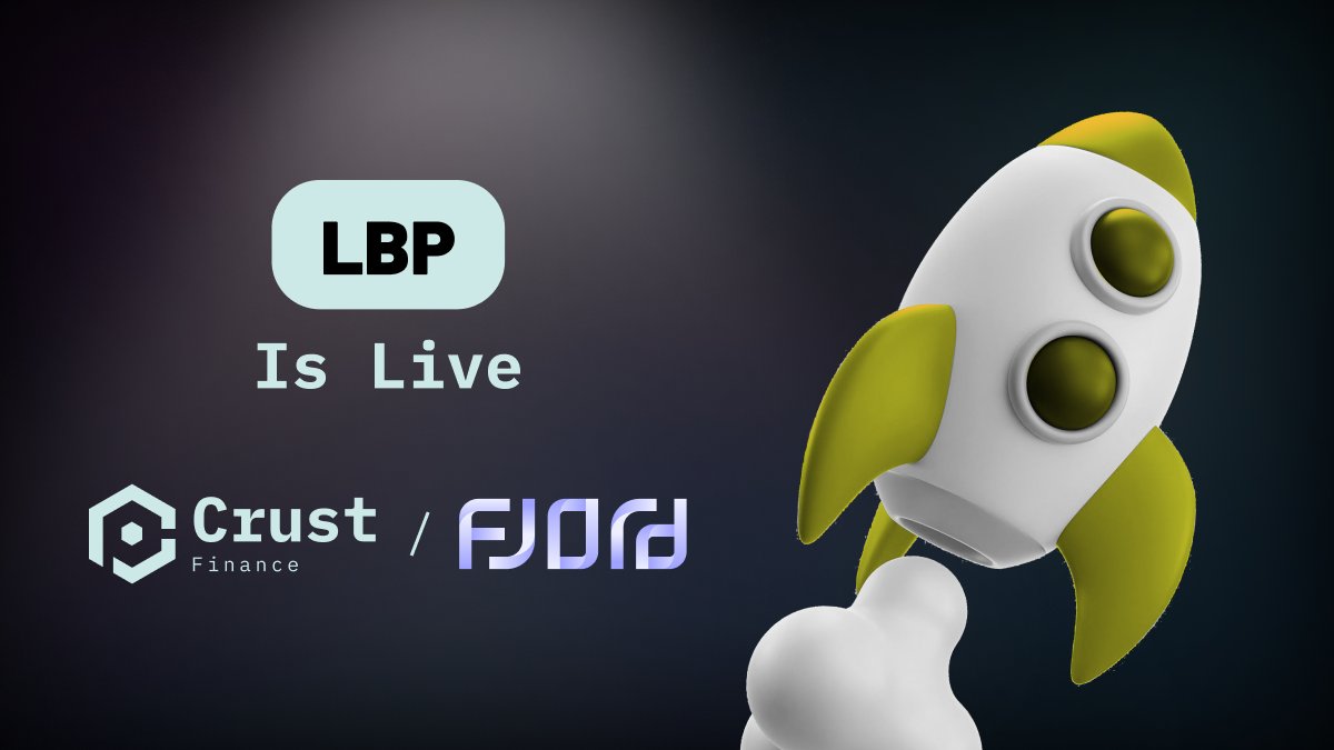 LBP is live..
app.fjordfoundry.com/pools/0x6f7690…