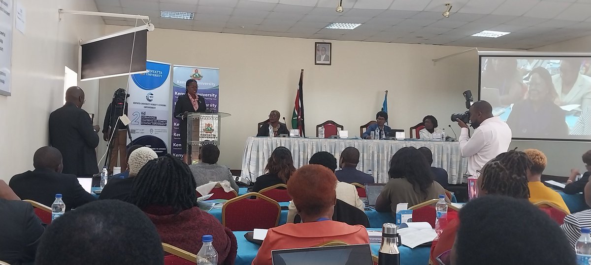 wee_hub's tweet photo. We must build economic systems that work for women,where women have the capacity and power to influence the system for women’s economic empowerment. Dr. Njuki Chief of Economic Empowerment @UN_Women NY during @kuweehub2 International Conference on Women's Economic Empowerment https://t.co/1WXoU70CwY