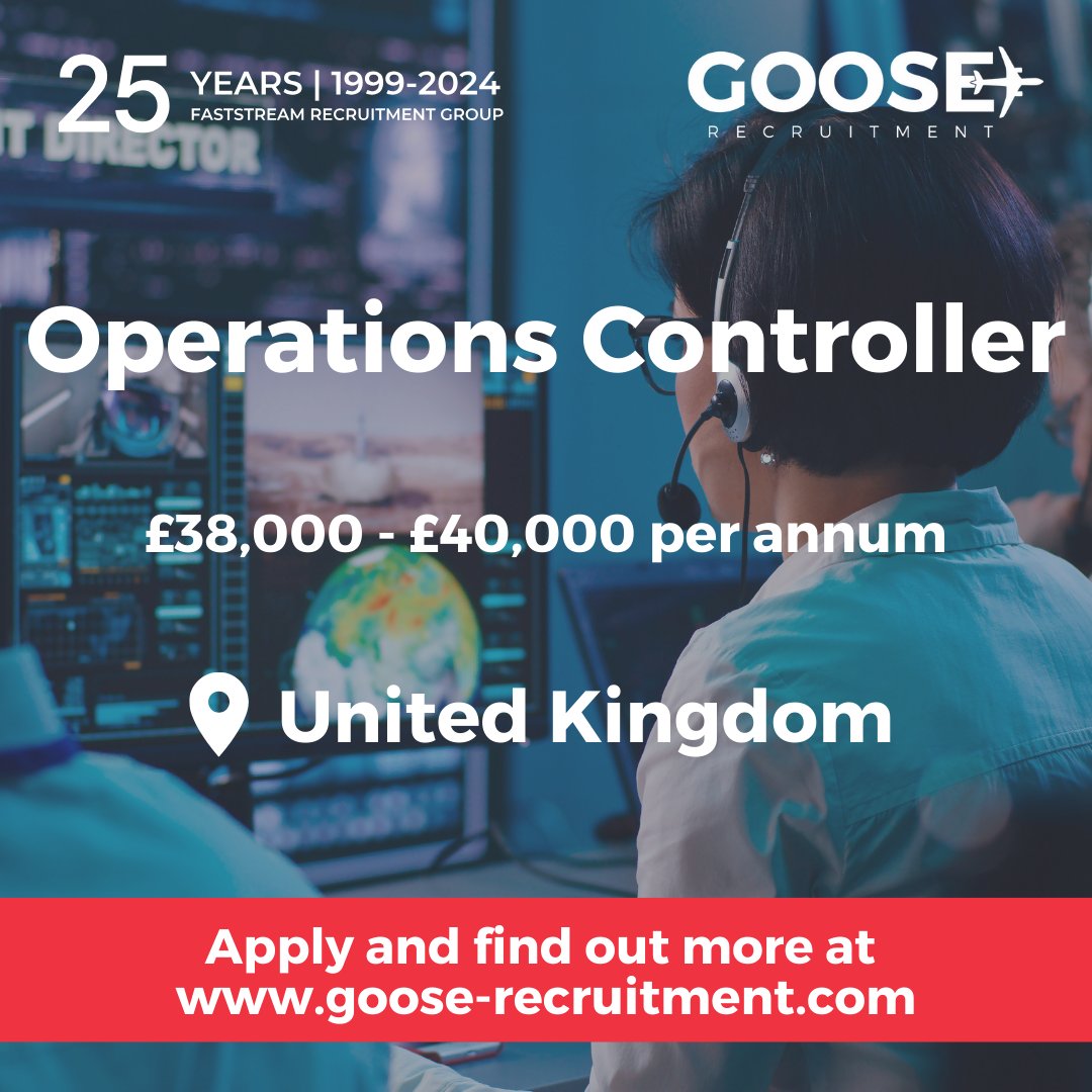 GOOSEJobs's tweet image. Are you ready to elevate your career in private #aviation? As an Operations Controller, you'll oversee and coordinate the day-to-day operations of #privatejets, ensuring efficiency, safety, and top-tier customer service.

Apply today goose-recruitment.com/job/operations…

#OperationsController