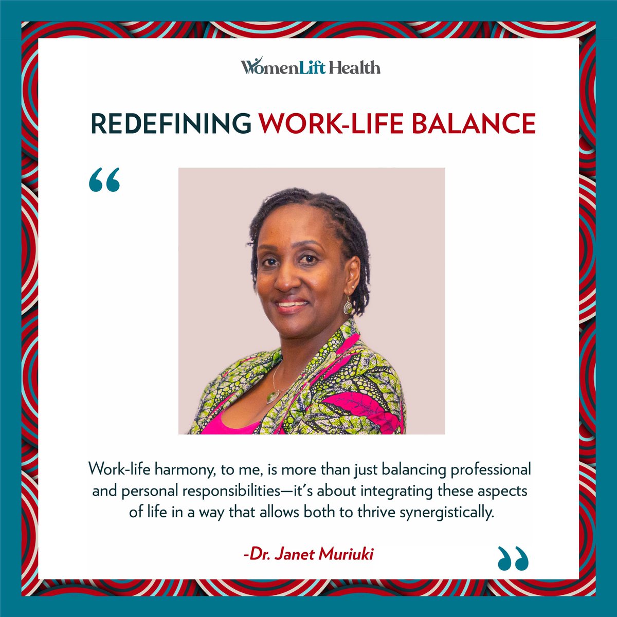 WomenLift Health (@womenlifthealth) on Twitter photo We caught up with Dr. <a href="/JanetMuriuki/">Janet Muriuki</a>, Director, Health Workforce Development at <a href="/IntraHealth/">IntraHealth International</a>.
In this chat with <a href="/LibertyKituu/">Liberty Prince</a>, Dr. Muriuki shares her challenges, strategies for work-life harmony, and the role of organizations in supporting women leaders.
Read more: We caught up with Dr. <a href="/JanetMuriuki/">Janet Muriuki</a>, Director, Health Workforce Development at <a href="/IntraHealth/">IntraHealth International</a>.
In this chat with <a href="/LibertyKituu/">Liberty Prince</a>, Dr. Muriuki shares her challenges, strategies for work-life harmony, and the role of organizations in supporting women leaders.
Read more: