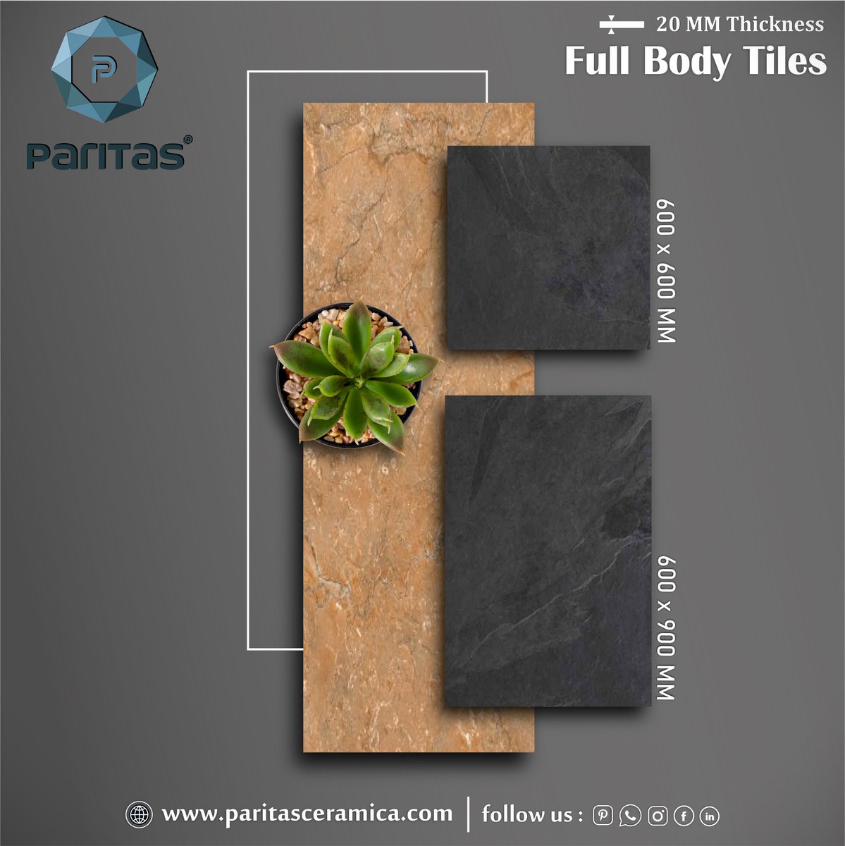 _paritas_'s tweet image. &quot;Experience the unmatched resilience and exquisite craftsmanship of our 20 MM full body tiles, meticulously engineered to elevate interiors with their lasting durability and captivating visual allure.&quot;
#DurabilityMeetsDesign
#FullBodyTiles
#20MMTiles
#StrengthAndStyle