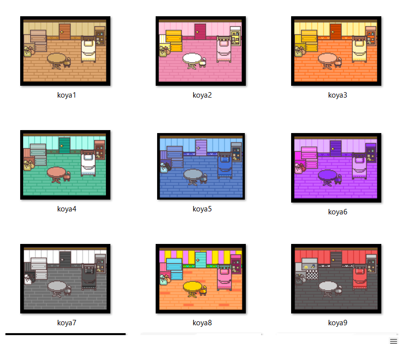 nagatsukiu's tweet image. おひさしぶりです いろんなことがあったけど何とか生きています。 
そして カタシロ奇譚を作り続けています。
相変わらず なくてもいい物を作っています。
#wolfrpgエディター　#ウディタ　#自作ゲーム