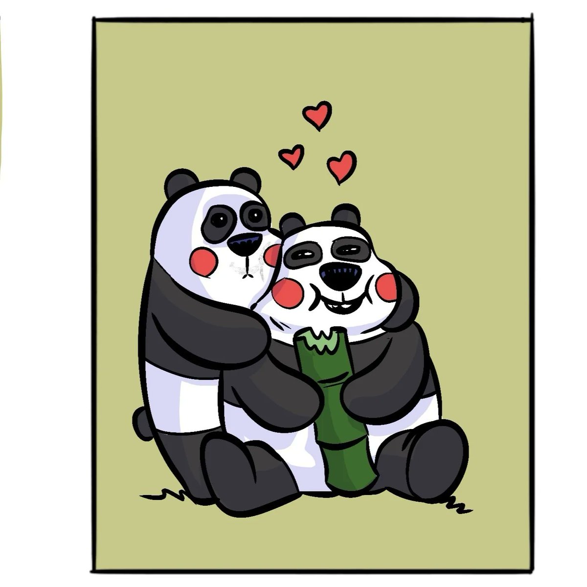 ZenZeroV's tweet image. #panda #comics #comicstrip