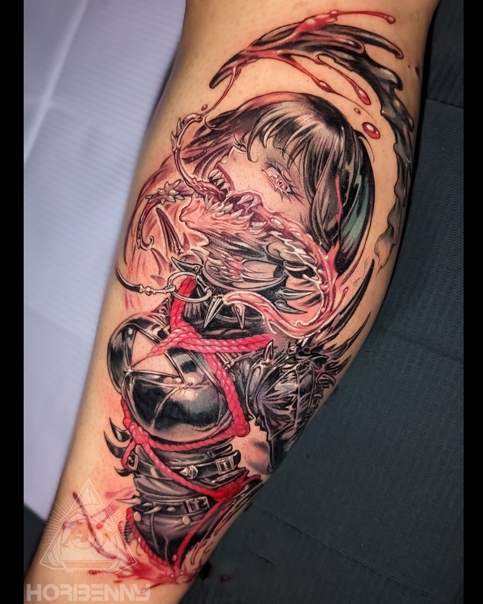 🩸🔪 Ravaga - Caustically Sharp!! 🦂🦷

ラヴァガ「Bind it all you like,.. the Will of the Flesh will prevail!」

Book your 
#OriginalCharacter Tattoo by #HoriBenny at #InvasionClub Osaka, Japan! 👽#彫紅
Beware of Impersonators!