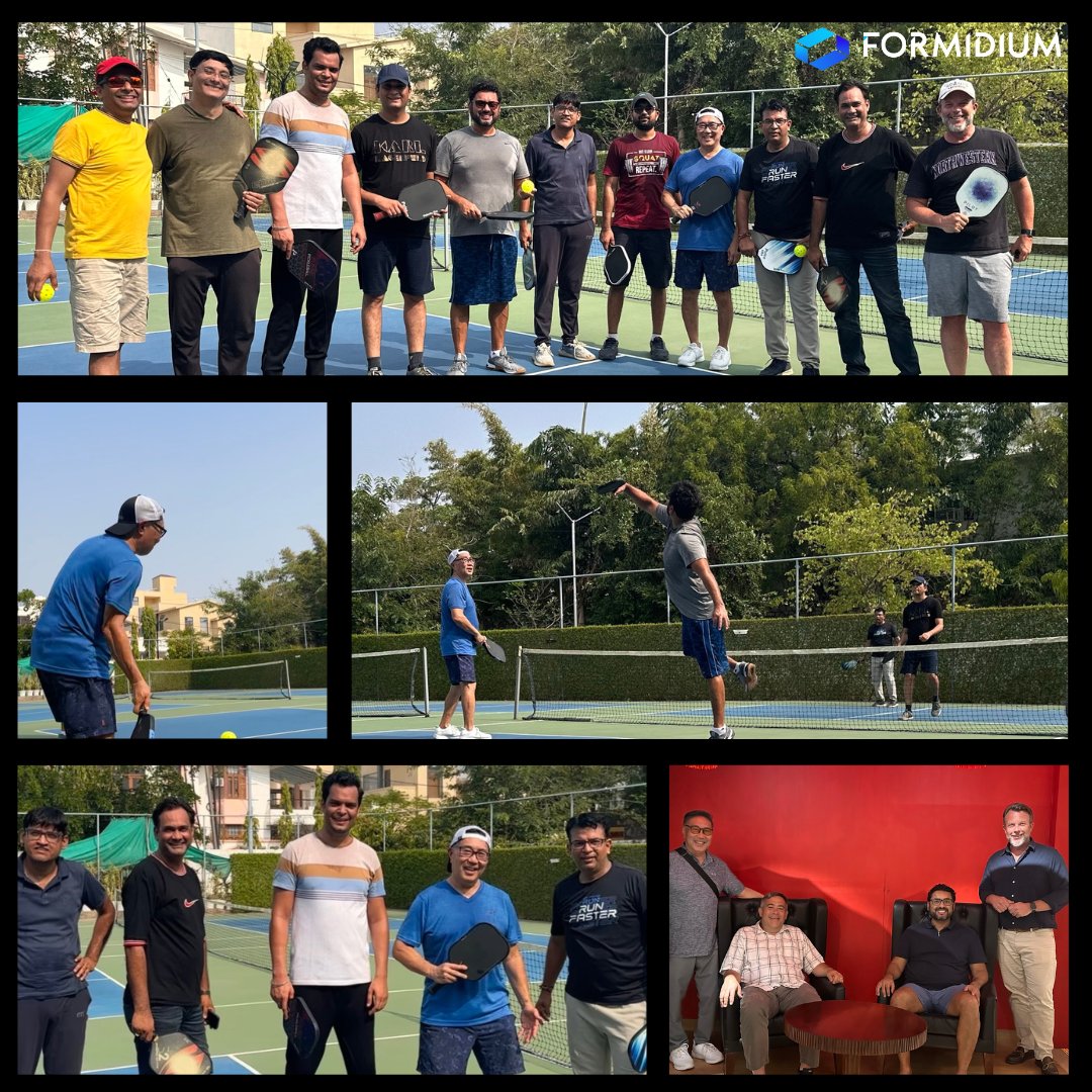 Formidium's tweet image. Revisiting the day our Senior Leaders brought their A-game to the court. They know how to lead by example. 🎾
#Leadership #Teamwork #Formidium