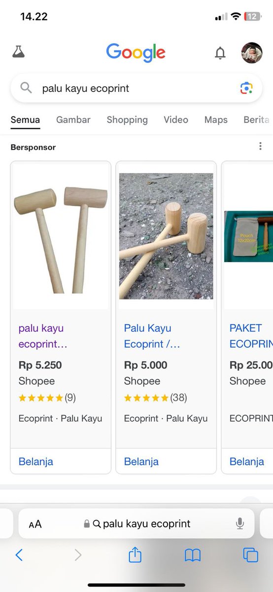 Misi min mau tanya ada yg tau tempat jual palu kayu ecoprint kayak gini ga dimalang ? <a href="/infomalang/">Info Malang</a>