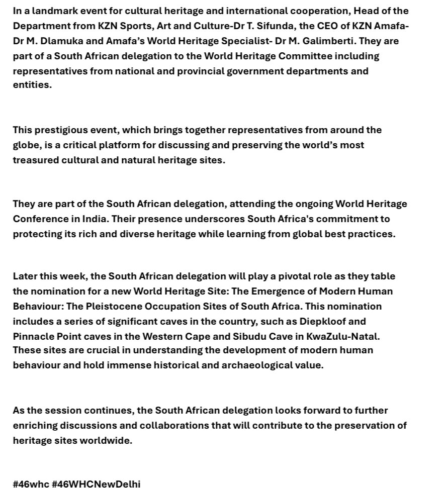 amafa_kzn's tweet image. @UNESCO @ICOMOS @WorldHeritageConference

#SAHeritage #kznheritage